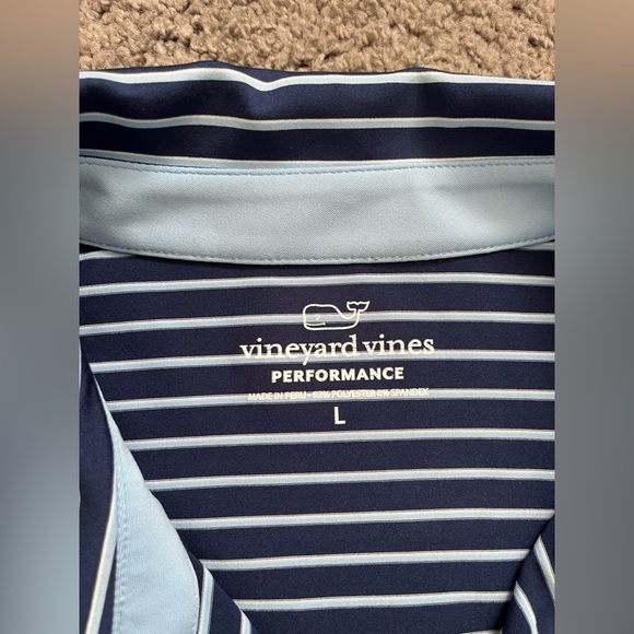 Vineyard Vines Tri-Color Performance Sankaty Polo Shirt - Picture 3 of 5